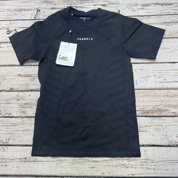 YoungLA Other - YoungLa Black Hydrocool Compression T-Shirt Short Sleeve Men's Large NWT